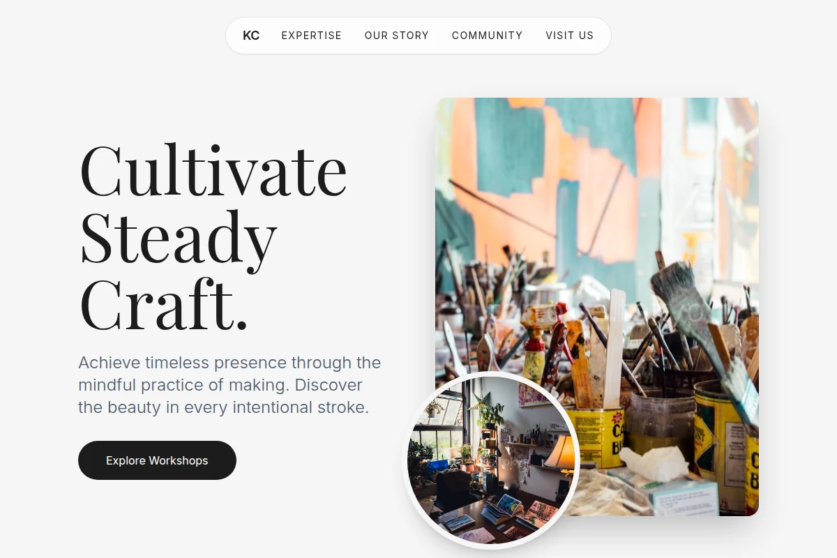 Minimal Art Studio