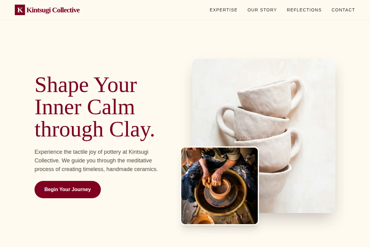 Minimal Pottery Ceramic Studio